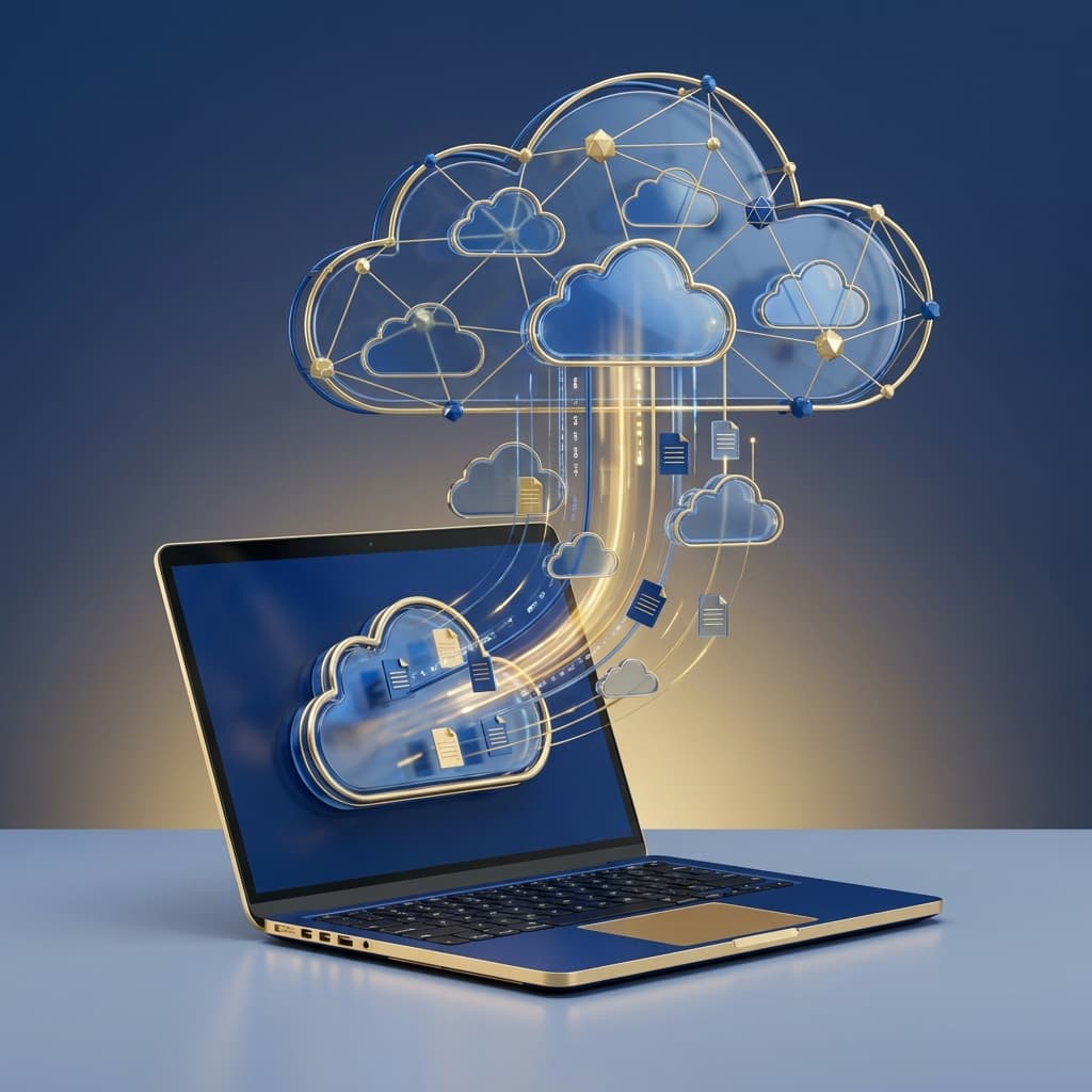 Compliance and Cloud Services Illustration